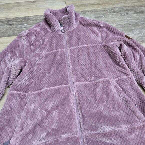 Free Country cozy super soft zip up jacket mock neck women's size large - Picture 4 of 10
